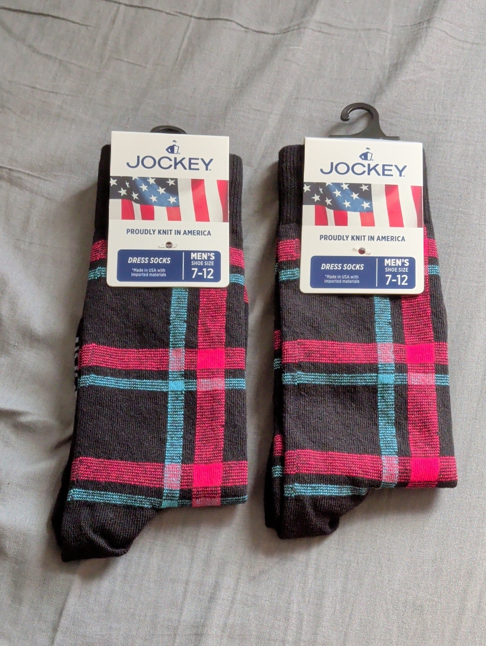 Jockey  Men's Novelty Dress Crew Sock - Qty 2 Pair